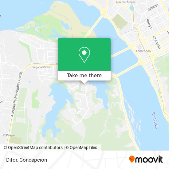 Mapa de Difor