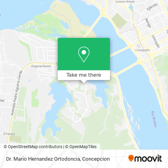 Dr. Mario Hernandez Ortodoncia map