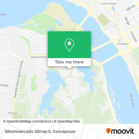 Mapa de Miniminercado Silmax II