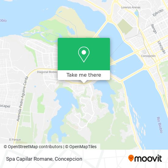 Mapa de Spa Capilar Romane