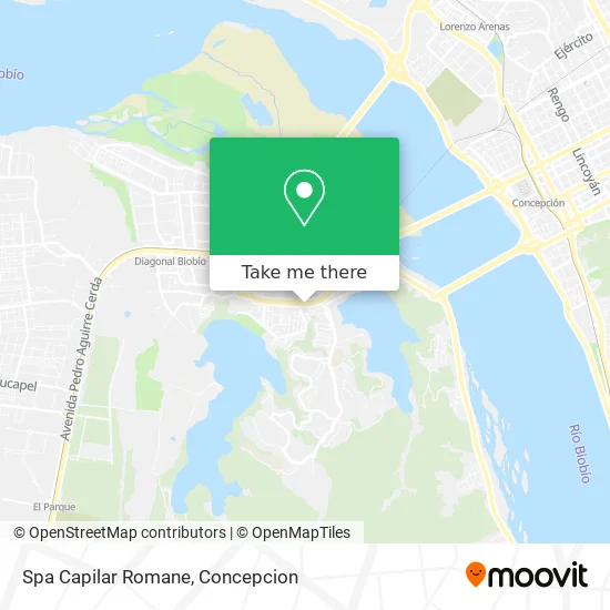 Spa Capilar Romane map