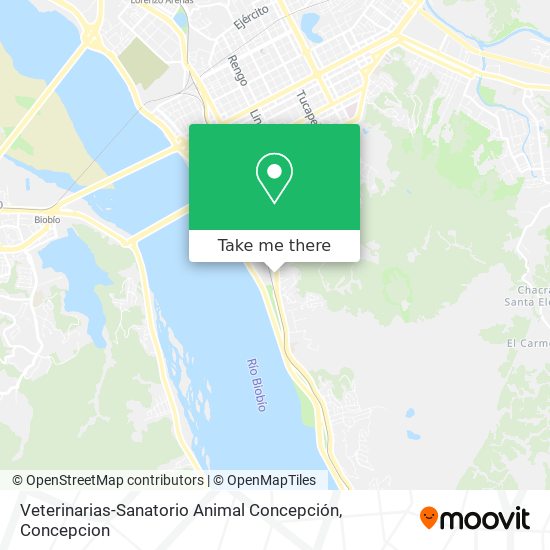 Veterinarias-Sanatorio Animal Concepción map