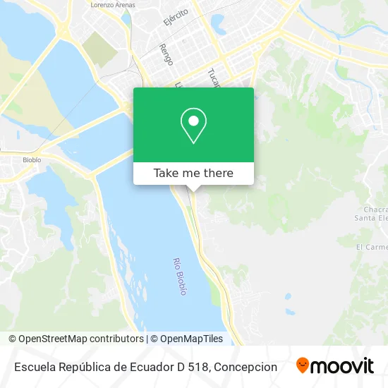 Mapa de Escuela República de Ecuador D 518