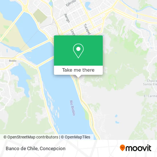Banco de Chile map