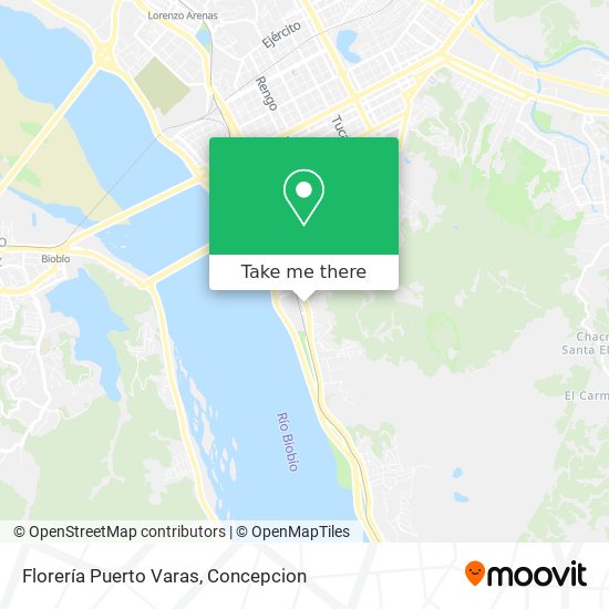 Florería Puerto Varas map