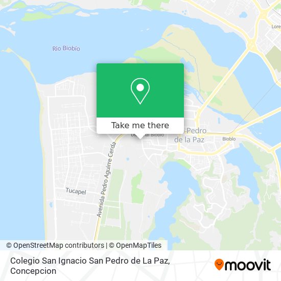 Colegio San Ignacio San Pedro de La Paz map