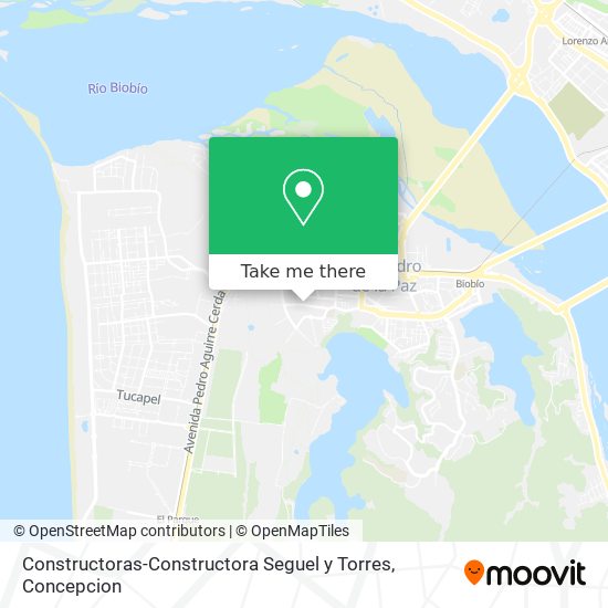 Constructoras-Constructora Seguel y Torres map