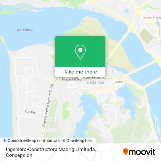 Ingeniero-Constructora Mabrig Limitada map