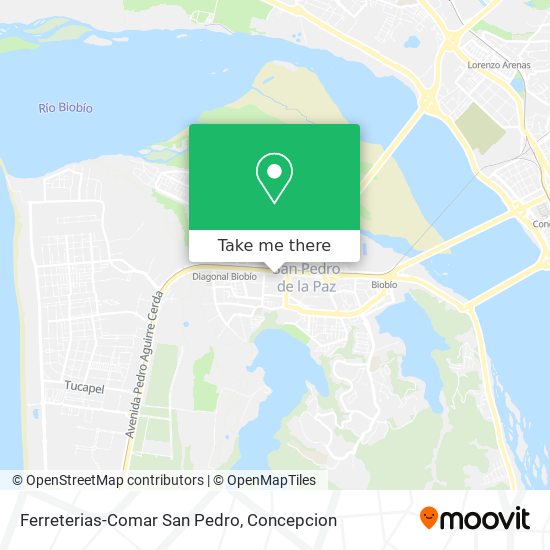 Mapa de Ferreterias-Comar San Pedro