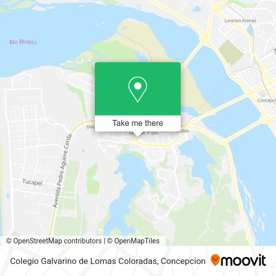 Colegio Galvarino de Lomas Coloradas map