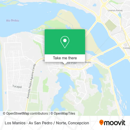 Los Manios - Av San Pedro / Norte map