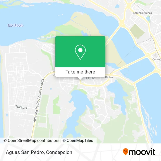 Mapa de Aguas San Pedro