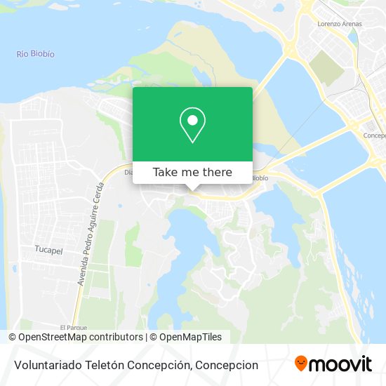 Mapa de Voluntariado Teletón Concepción