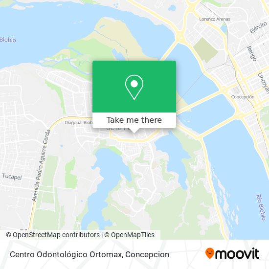 Mapa de Centro Odontológico Ortomax