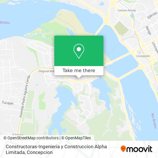 Mapa de Constructoras-Ingenieria y Construccion Alpha Limitada