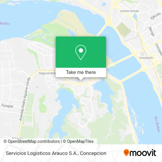 Servicios Logísticos Arauco S.A. map