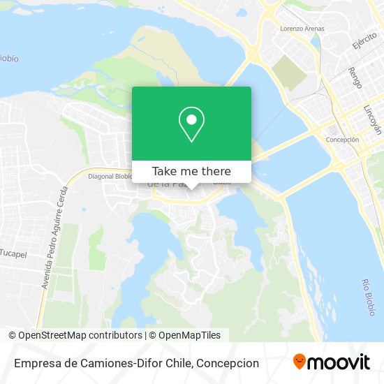 Empresa de Camiones-Difor Chile map