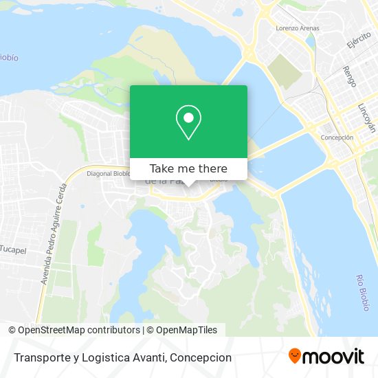Mapa de Transporte y Logistica Avanti