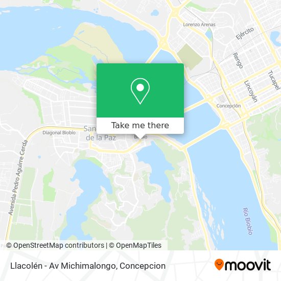 Mapa de Llacolén - Av Michimalongo