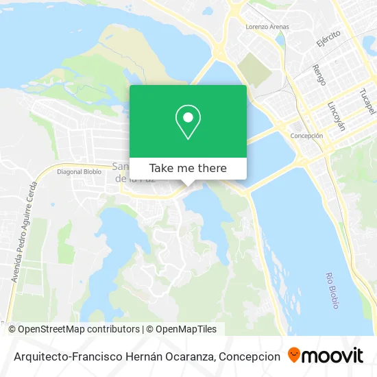Arquitecto-Francisco Hernán Ocaranza map