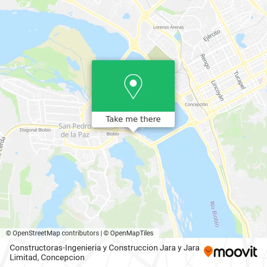 Mapa de Constructoras-Ingenieria y Construccion Jara y Jara Limitad