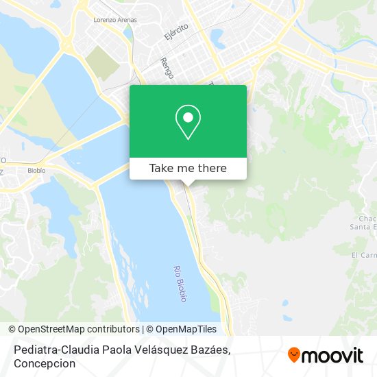 Pediatra-Claudia Paola Velásquez Bazáes map