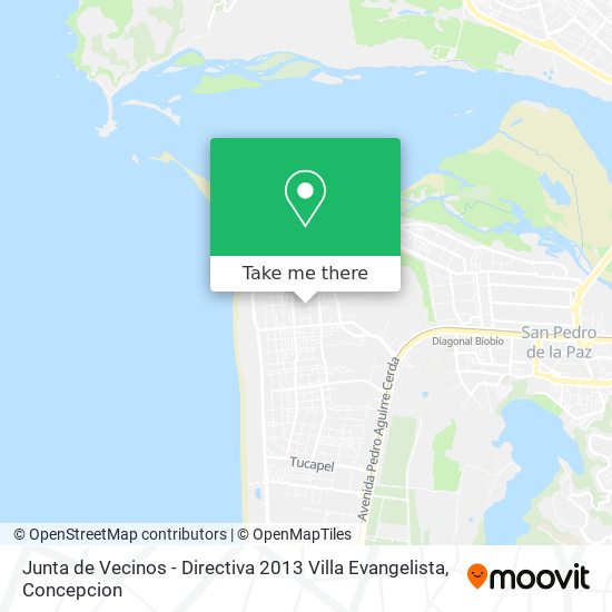 Mapa de Junta de Vecinos - Directiva 2013 Villa Evangelista