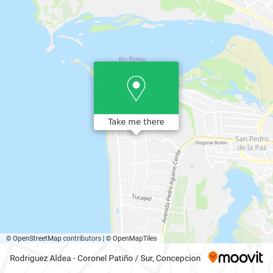 Mapa de Rodriguez Aldea - Coronel Patiño / Sur
