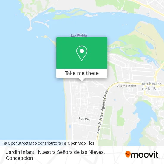 Mapa de Jardin Infantil Nuestra Señora de las Nieves