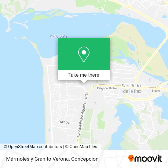 Mapa de Mármoles y Granito Verona