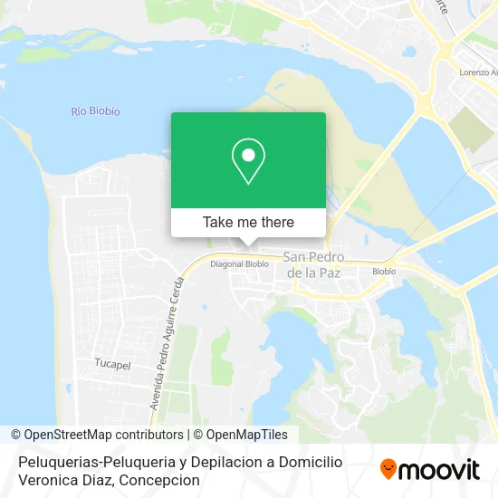 Mapa de Peluquerias-Peluqueria y Depilacion a Domicilio Veronica Diaz