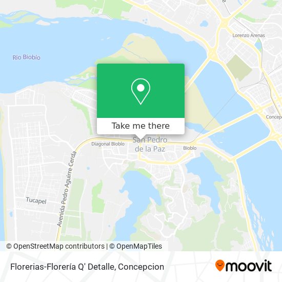 Florerias-Florería Q' Detalle map