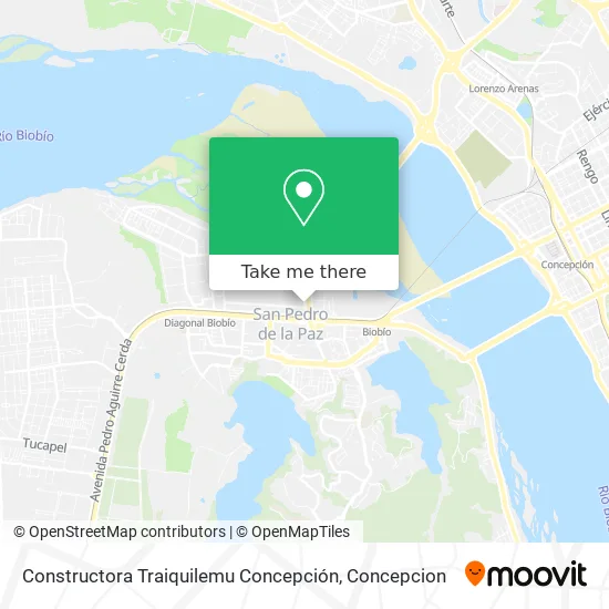 Constructora Traiquilemu Concepción map