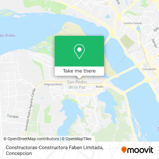 Constructoras-Constructora Faben Limitada map