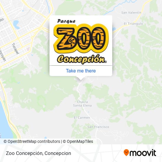 Mapa de Zoo Concepción