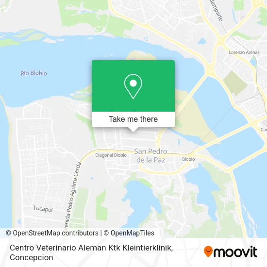 Centro Veterinario Aleman Ktk Kleintierklinik map