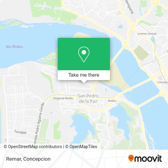Mapa de Remar