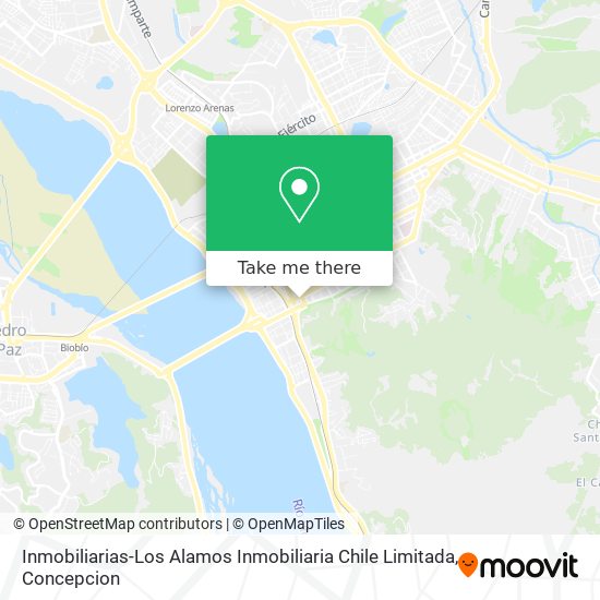 Inmobiliarias-Los Alamos Inmobiliaria Chile Limitada map