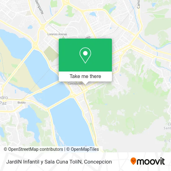 Mapa de JardíN Infantil y Sala Cuna TolíN