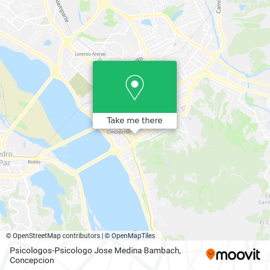 Psicologos-Psicologo Jose Medina Bambach map