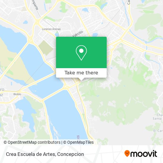 Crea Escuela de Artes map