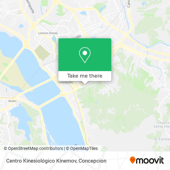 Centro Kinesiológico Kinemov map