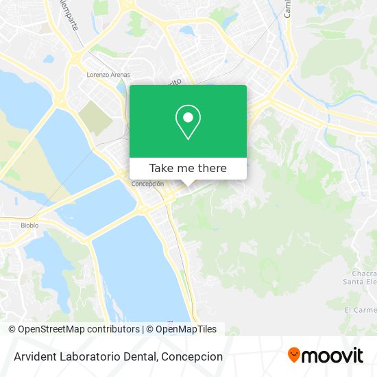 Arvident Laboratorio Dental map