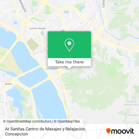 Mapa de At Sanitas Centro de Masajes y Relajación