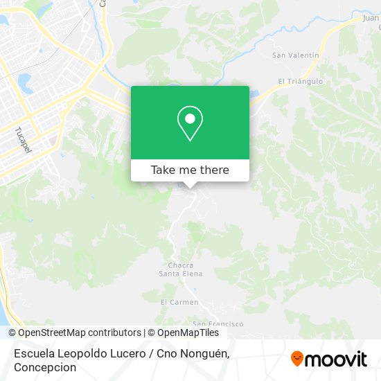 Escuela Leopoldo Lucero / Cno Nonguén map