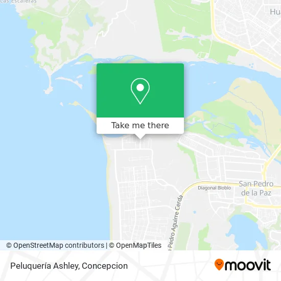 Mapa de Peluquería Ashley