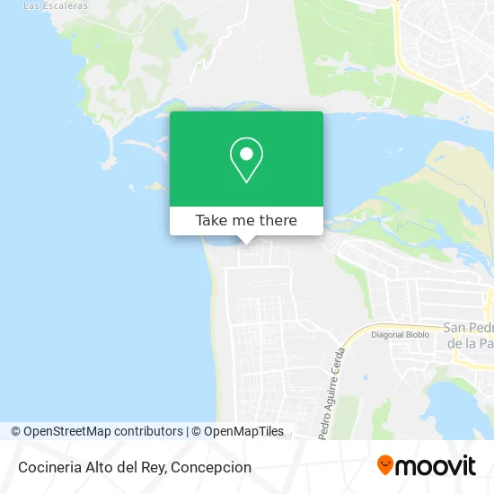 Mapa de Cocineria Alto del Rey
