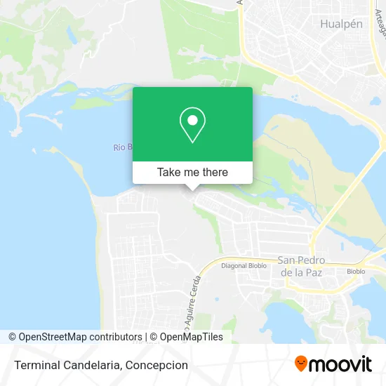 Mapa de Terminal Candelaria