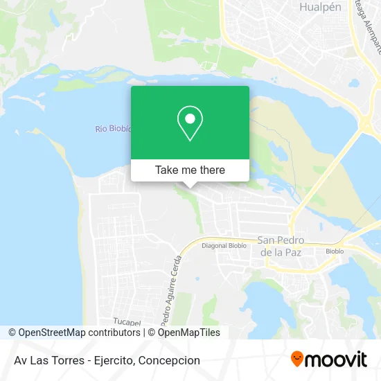 Mapa de Av Las Torres - Ejercito