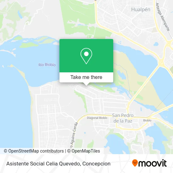 Mapa de Asistente Social Celia Quevedo